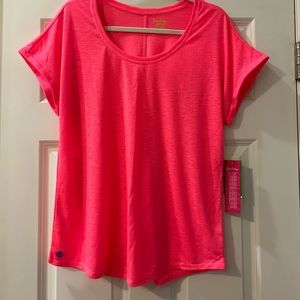 Size L Luxletic Bryana tee in Pascha Pink